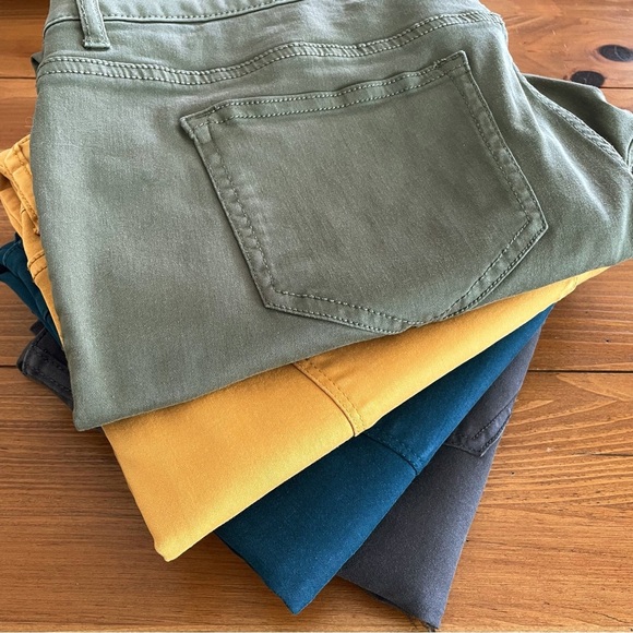 Maurice’s Yellow High Waisted Jeggings Size 18W Reg (Hemmed to Petite Length) - Picture 5 of 10